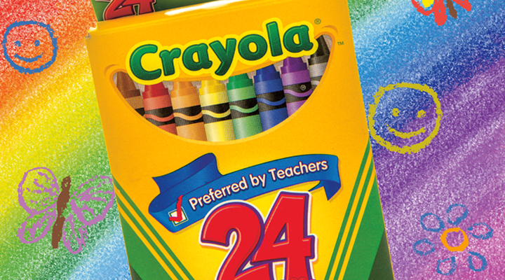 Image of a pack of crayola crayons